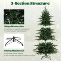 6/7.5/9 FT Pre-lit Artificial Christmas Tree with 260/380/560 Multicolor Lights, 714/1162/1770 Branch Tips, 11 Lighting Modes, Remote & Timer