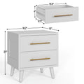 Bedroom Furniture Set - Includes Queen Bed Frame, Nightstands Set of 2, 5 - Drawer Dresser & Double Wide 6 - Drawer Dresser - Modern Storage Solution for Stylish Home Decor, Black