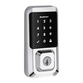 Kwikset Halo Touchscreen Wi - Fi Smart Deadbolt Hardware Lock with Smartkey Satin Nickel