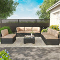 AECOJOY Outdoor Cushions for Patio Furniture 14PCS Outdoor Cushion Covers Replacement Washable with Zipper
